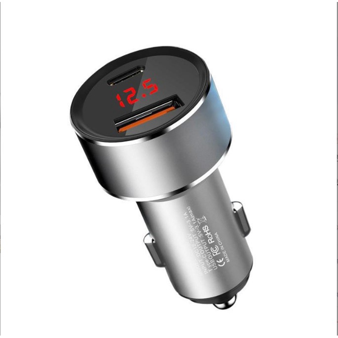 PREMIUM USB C Quick Charger Mobil Fast PD iPhone Cas Car QC charge casan