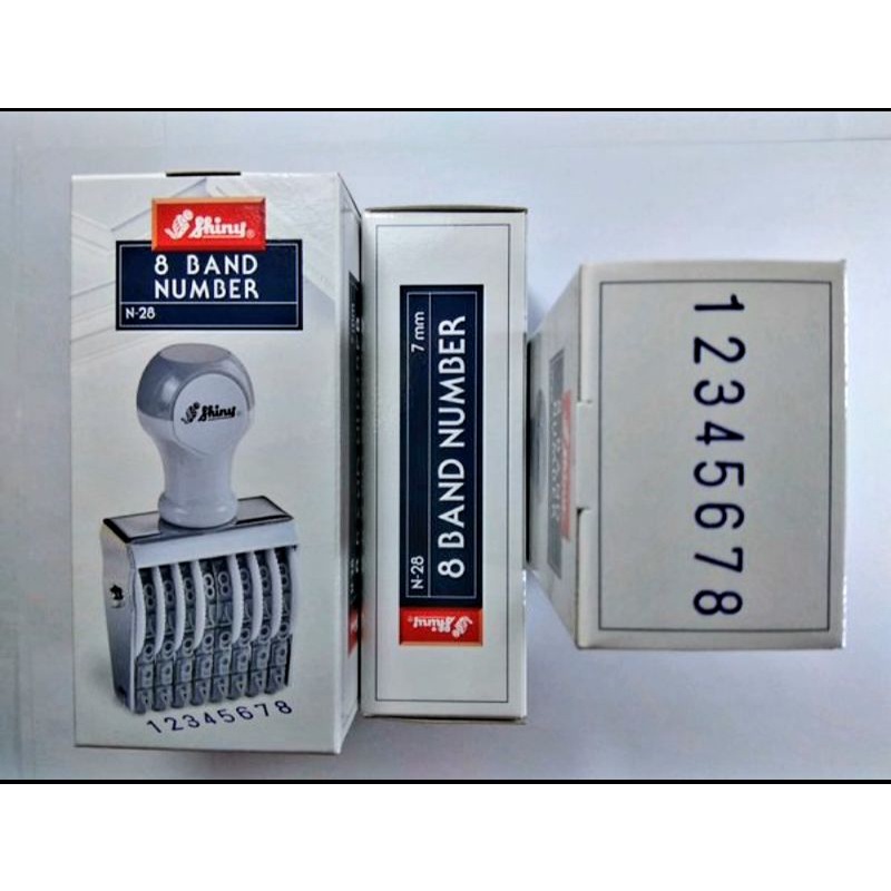 

Stempel Shiny N28 Angka( 8 Digit)