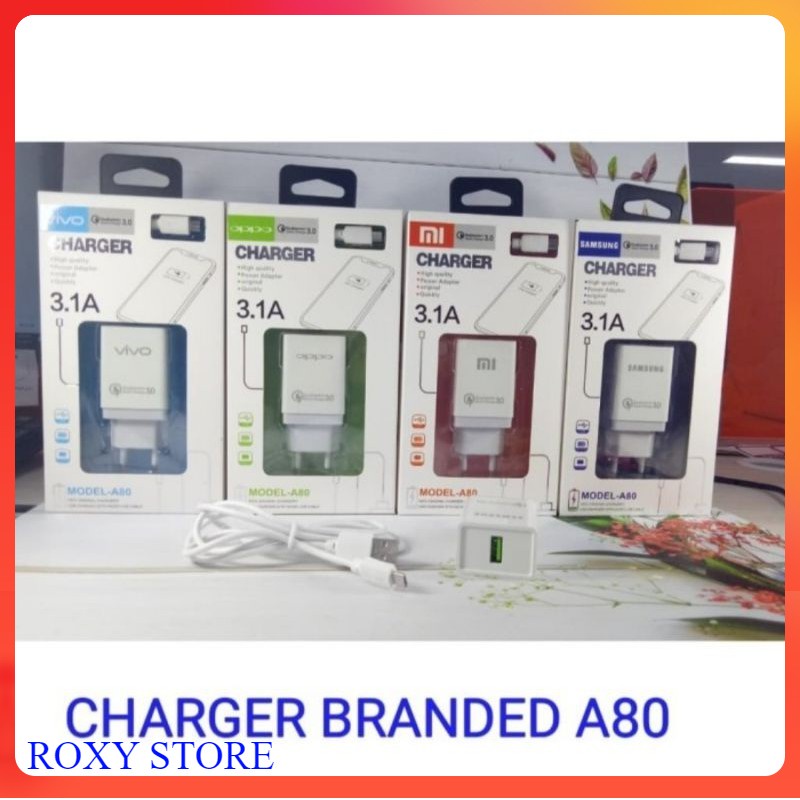 Charger Cas Casan Oppo Vivo Xiaomi Samsung 3.1A Branded