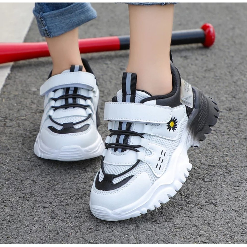 REIN SEPATU SEKOLAH SNEAKERS ANAK AS166