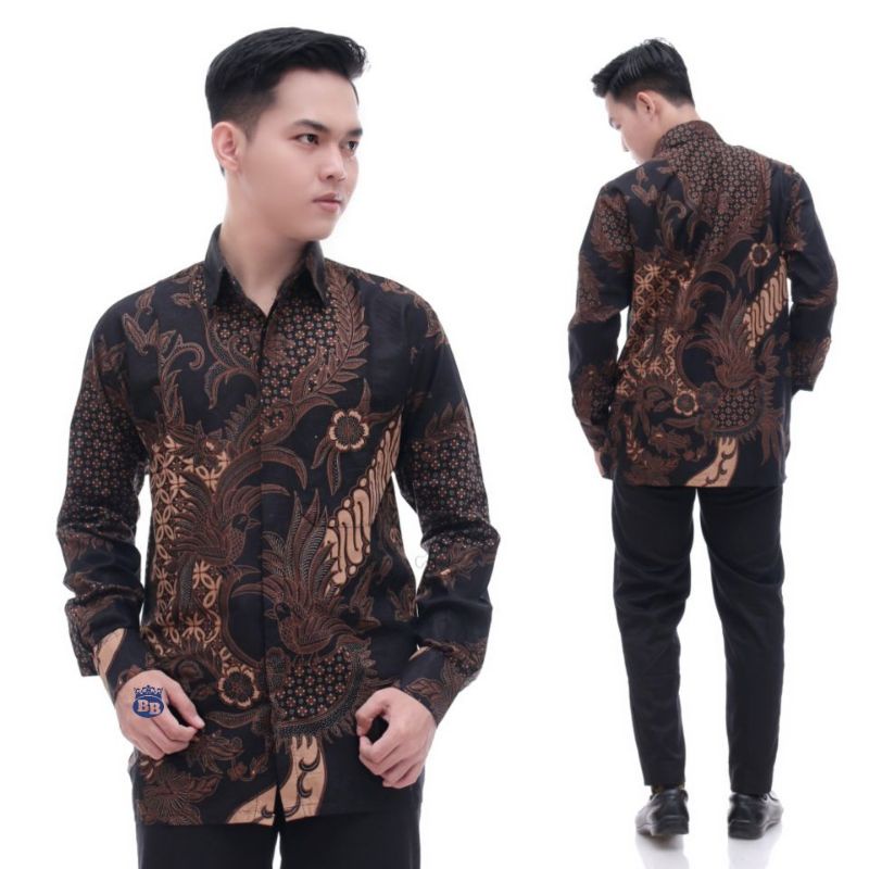 Kemeja Batik Panjang High Quality/ Kemeja Batik Kekinian/ Kemeja Batik Pendek