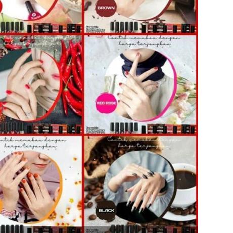 ✥ Kutek Naura Muslimah - Kutek Halal - Kutek Sah Solat - Henna Kuku - Henna Halal - Kutek Kuku ▲