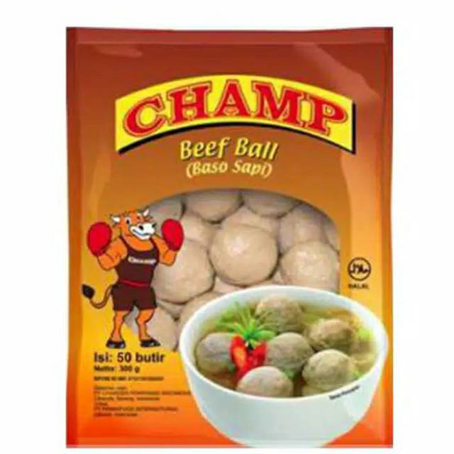 

Champ Beef Ball 500g [Khusus Gosend/Grab Surabaya]