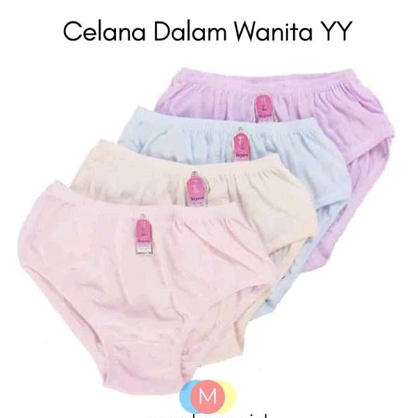 Undies Celana Dalam Wanita Polos YY Ukuran ampe extra jumbo size M,L ,XL,3L,4L