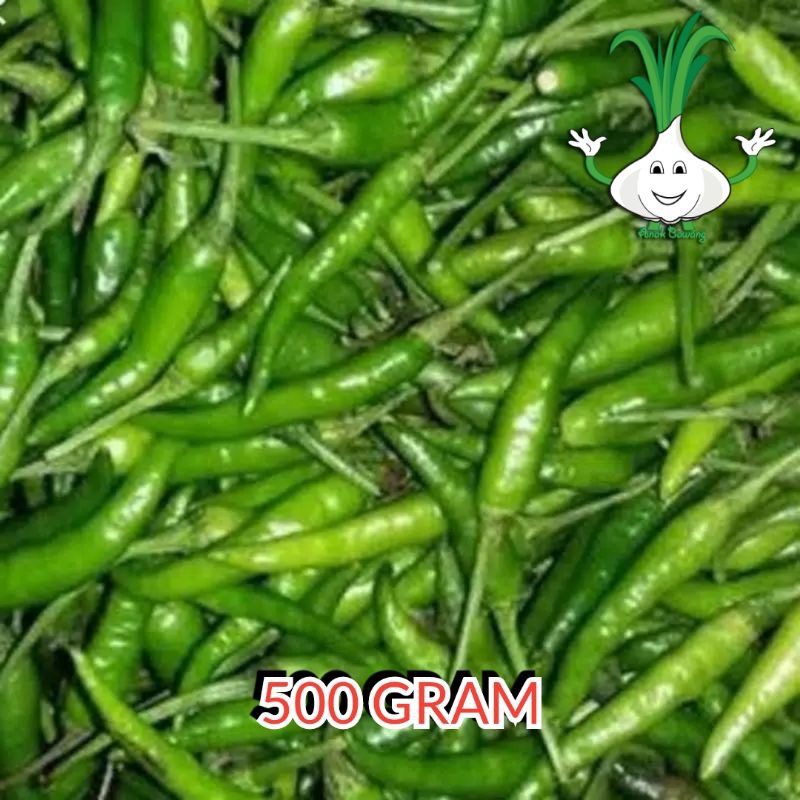 

cabe rawit hijau caplak