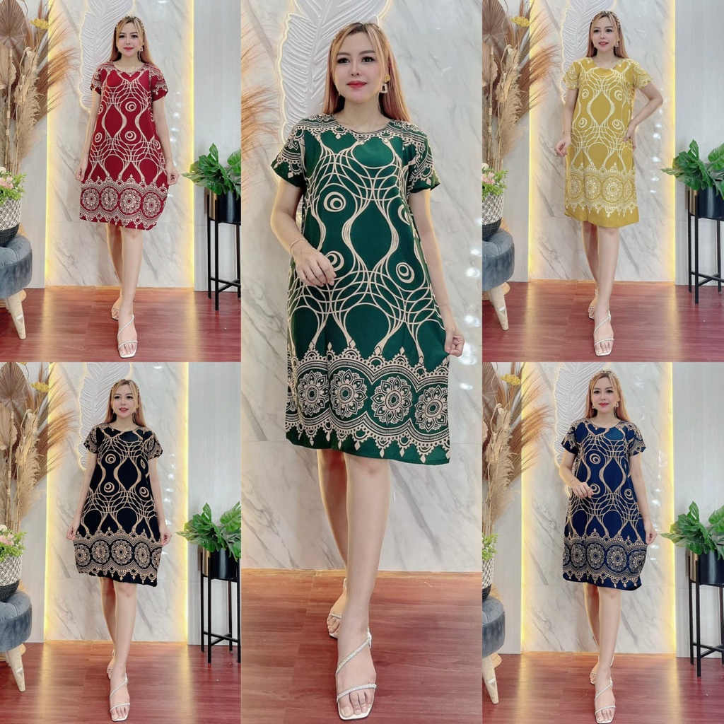 Daster Bali Rayon Halus Panjang Selutut