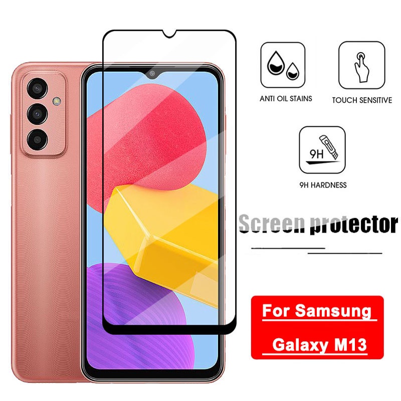 Pelindung Layar Tempered Glass HD Transparan Anti Gores Untuk Samsung Galaxy M13