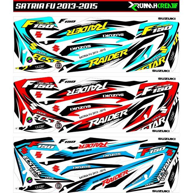 Striping Variasi Thailook Satria Fu 2013 - 2015 Facelift