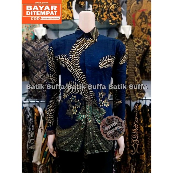 NEW ARRIVAL DISTRO BATIK PRIA BORDIR SOGAN HRB026 BATIKAF NOTOARTO BATIK