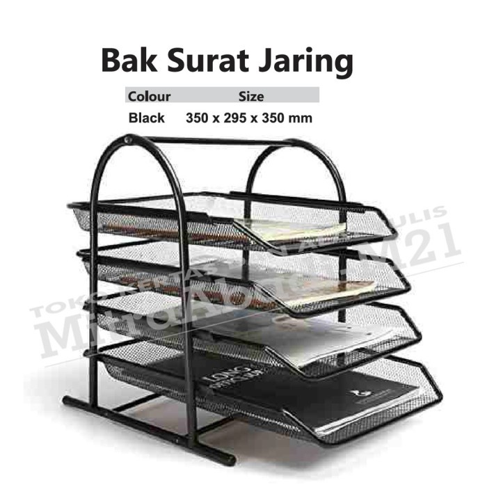 

DOCUMENT TRAY VTEC 4 SUSUN/RAK 4 SUSUN/TEMPAT DOKUMEN