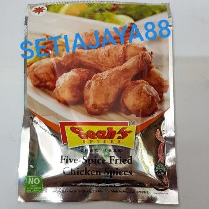 

SEAH'S FIVE SPICE FRIED CHICKEN SPICES 42 GRAM/BUMBU AYAM GORENG