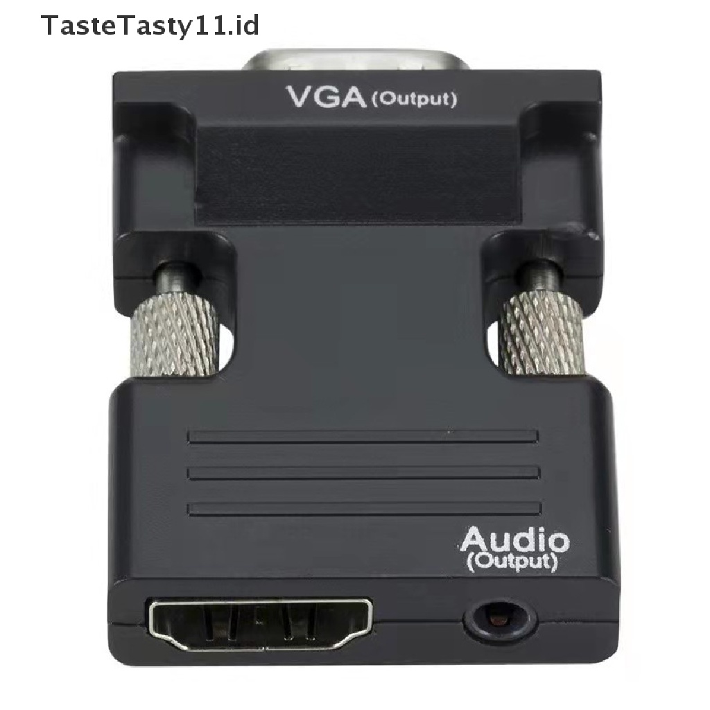 Kabel Adapter HDMI Male to VGA Female 1080P Digital Ke Analog Video Audio