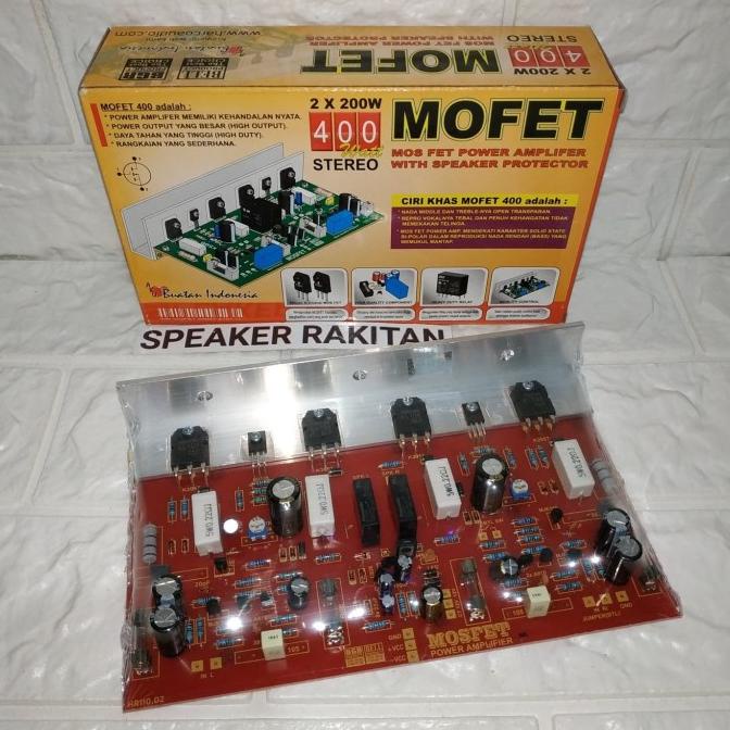 Kit power Amplifier MOFET/MOSFET 2X200Watt .