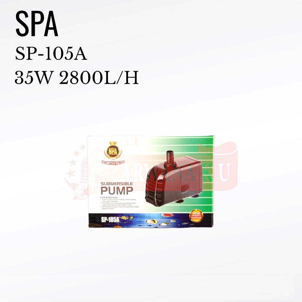 SPA SP-105A POMPA AQUARIUM SUBMERSIBLE PUMP