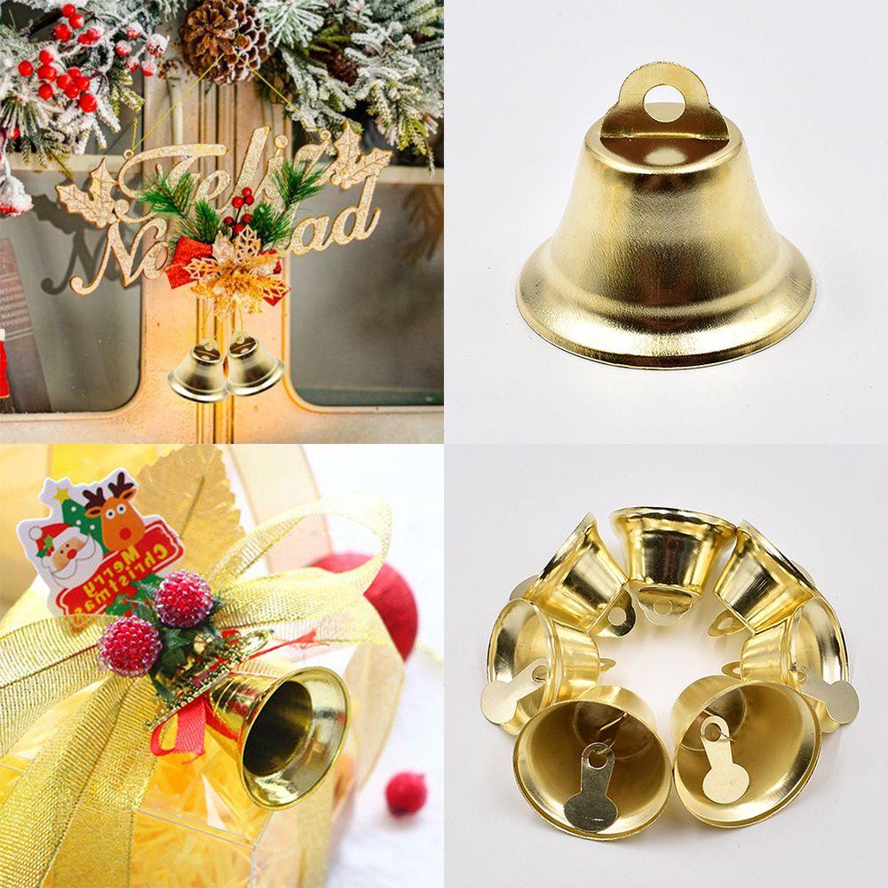 Top Jingle Lonceng Ornamen Wedding Decor Metal Mainan Lonceng Angin Xmas Decor Service Handbells Dekorasi Natal