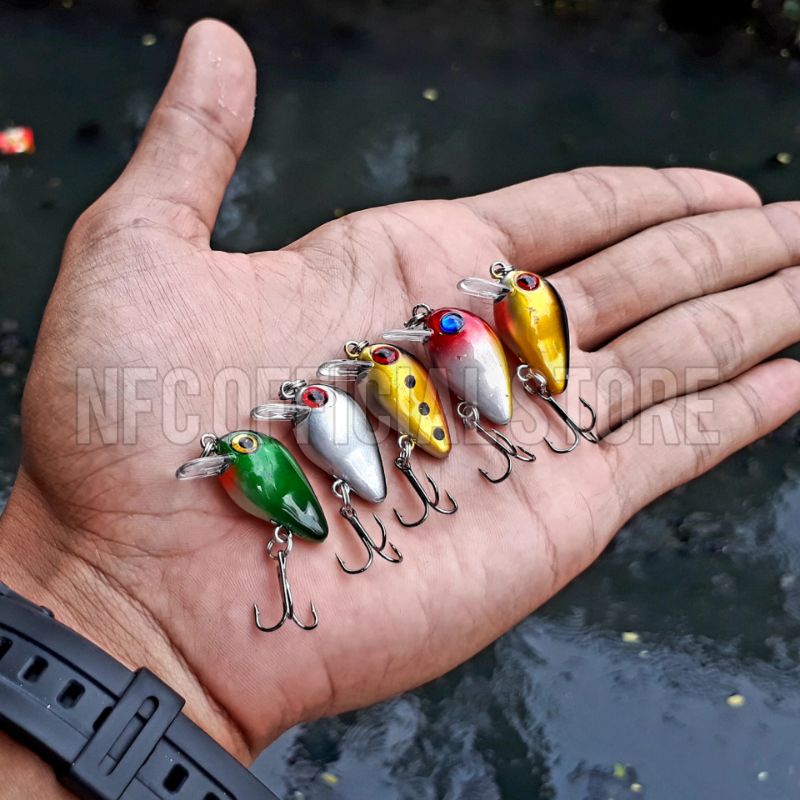 Mini Crank Bait CENDOL 2,5cm / 2gram Micro KILLER rekomendasi untuk Ultralight casting