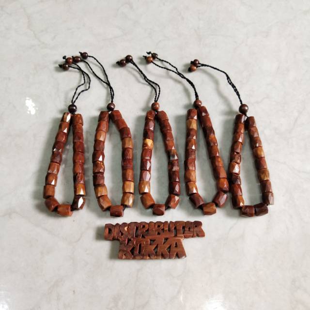 ( SUPER MURAH ) Grosir 5 pcs gelang kokka kaukah fukakah koka cutting nanas coklat