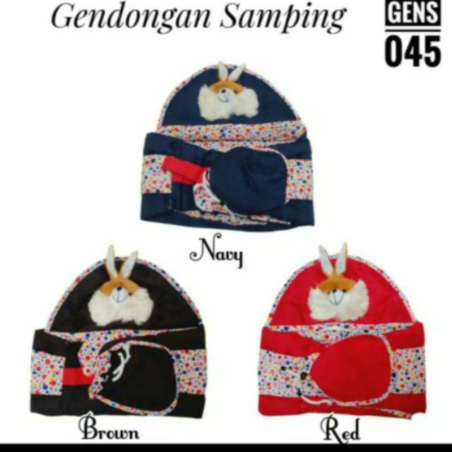 GENDONGAN SAMPING | GENDONGAN TOPI BONEKA