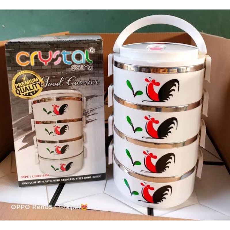 RANTANG AYAM JAGO 4 SUSUN / RANTANG BEKAL EMPAT SUSUN / TEMPAT MAKAN