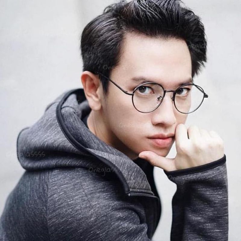 READY STOCK! - FRAME KACAMATA MINUS BESI URSULA 8213 OVAL PRIA WANITA FULL HITAM KACAMATA TRENDY