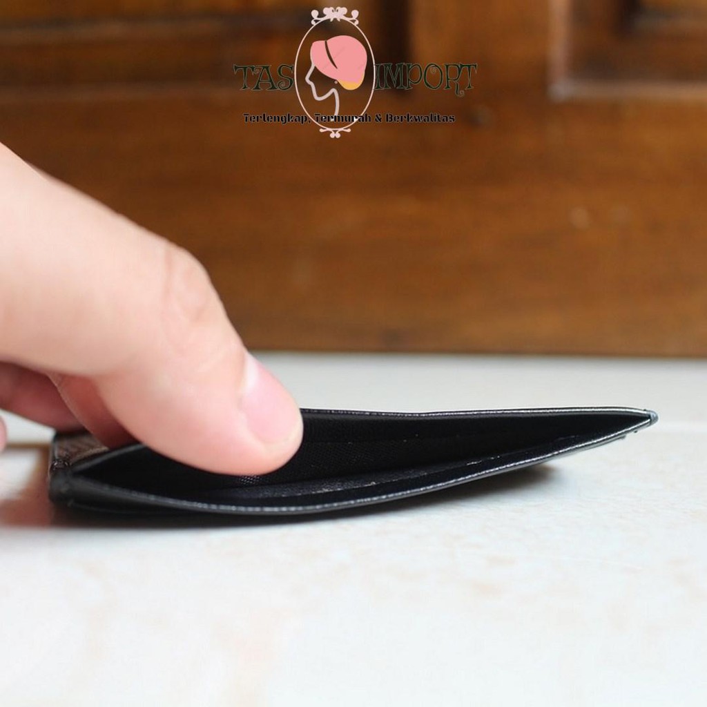 Promo DOMPET KARTU CARD HOLDER ASLI KULIT IMPORT | MONTBLANC CC06 BLACK