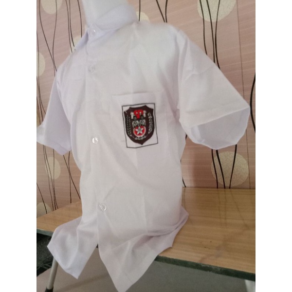 BAJU PUTIH SEKOLAH/BAJU PUTIH LENGAN PENDEK MEREK SINGAPORE/ZAIDAN/BAJU PUTIH TK PENDEK/BAJU PUTIH SD/SERAGAM SEKOLAH