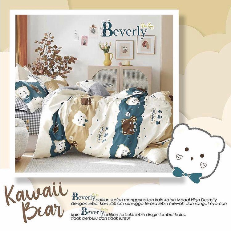 Einhomestuff Sprei Beverly Motif Kawaii Bear