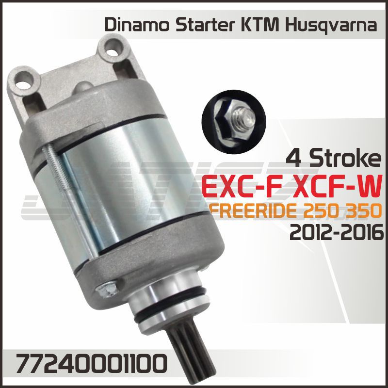 Dinamo Starter KTM Husqvarna 4t EXC-F XCF-W FREERIDE 250 350 2012-2016 77240001100