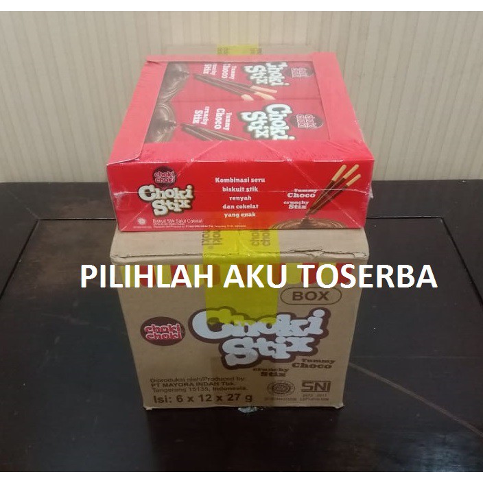 Choki Stix Choki Choki Stix - ( HARGA 1 DUS isi 6 box)  - Stik Coklat