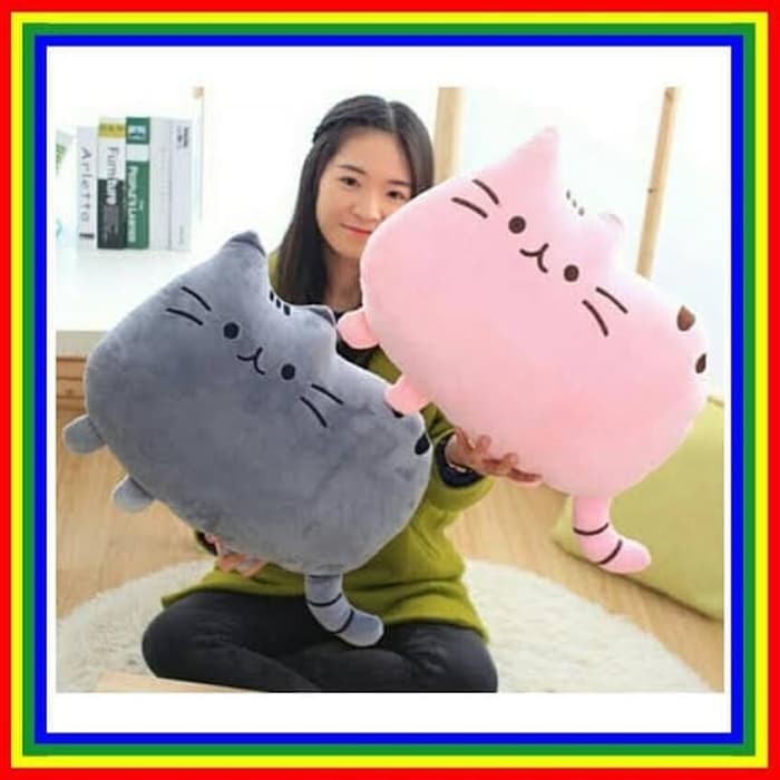 BAROKAH Sandaran BONEKA bantal KUCING hello kitty cat neck pillow push een