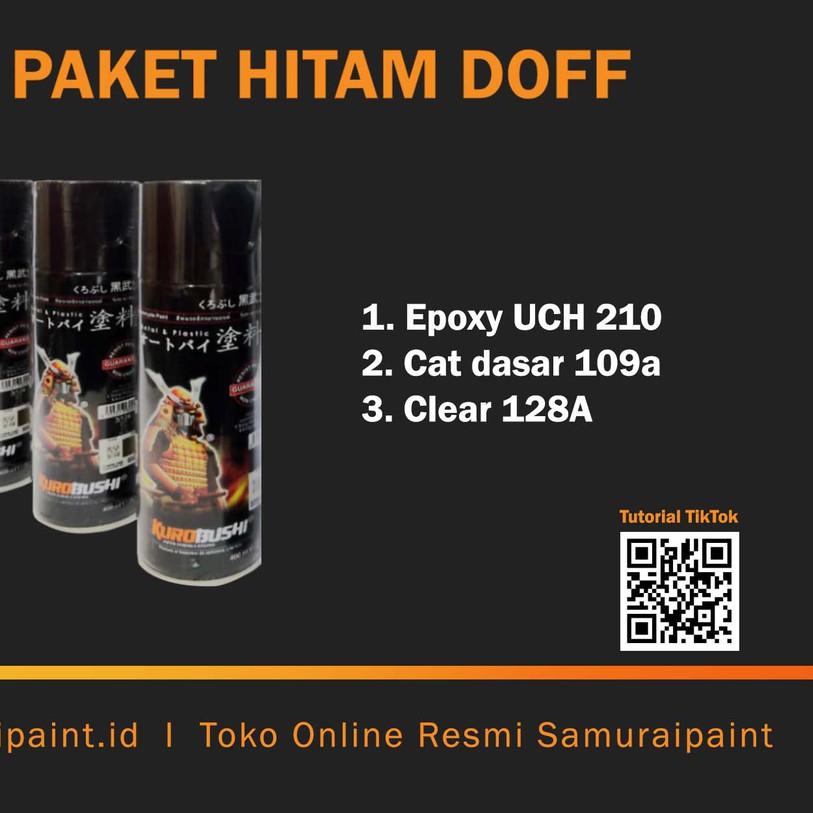 ♪ Paket Hitam Doff, Samuraipaint, Cat Semprot ☺