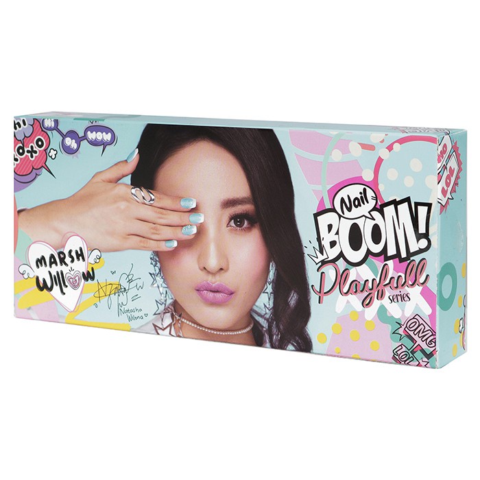 Marshwillow Nail Boom PLAYFULL Series Nail Polish / Cat Kuku / Kutek by NATASHA WILONA