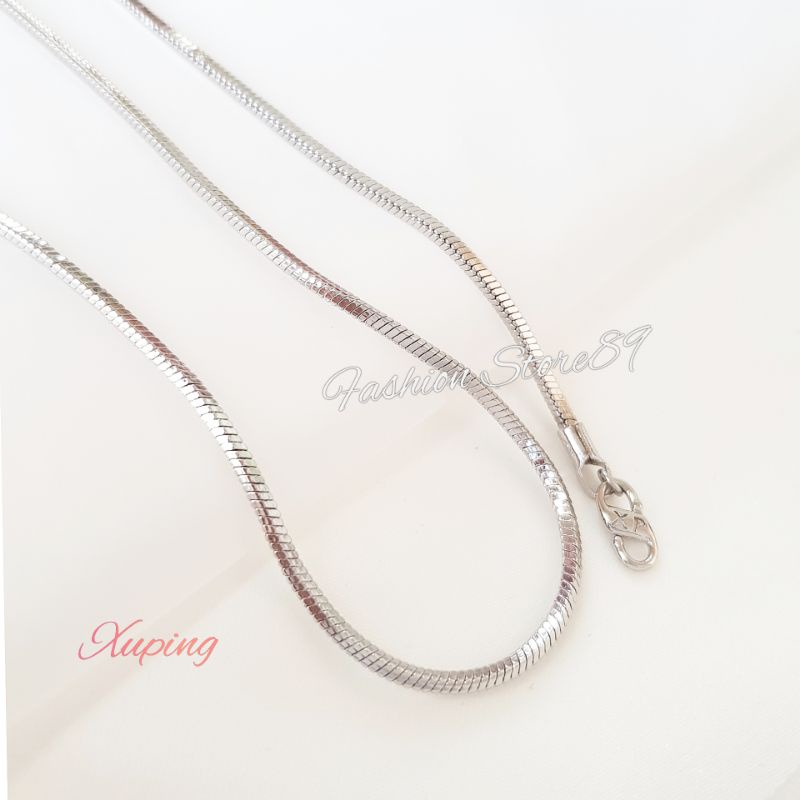 Xuping Kalung import Bestquality Silver RoseGold Antikarat Kalung Lapis emas 18k bestseller