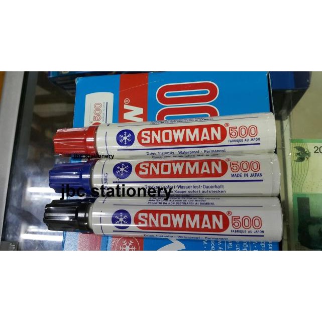 

➤ Spidol Permanent Marker Jumbo 500 - Hitam ✩