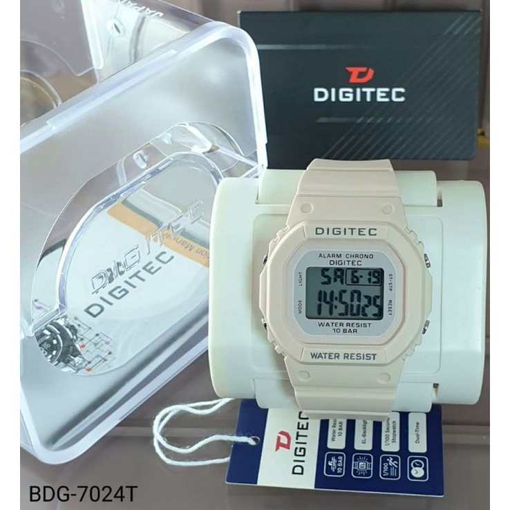 DIGITEC jam tangan digital cewek original waterproof