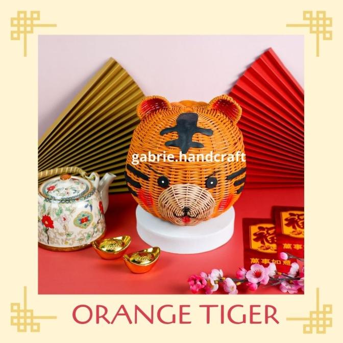 

[COD] ROTAN KEPALA MACAN (ORANGE)- TEMPAT HAMPERS IMLEK / MANYUE / ONE MONTH [COD]