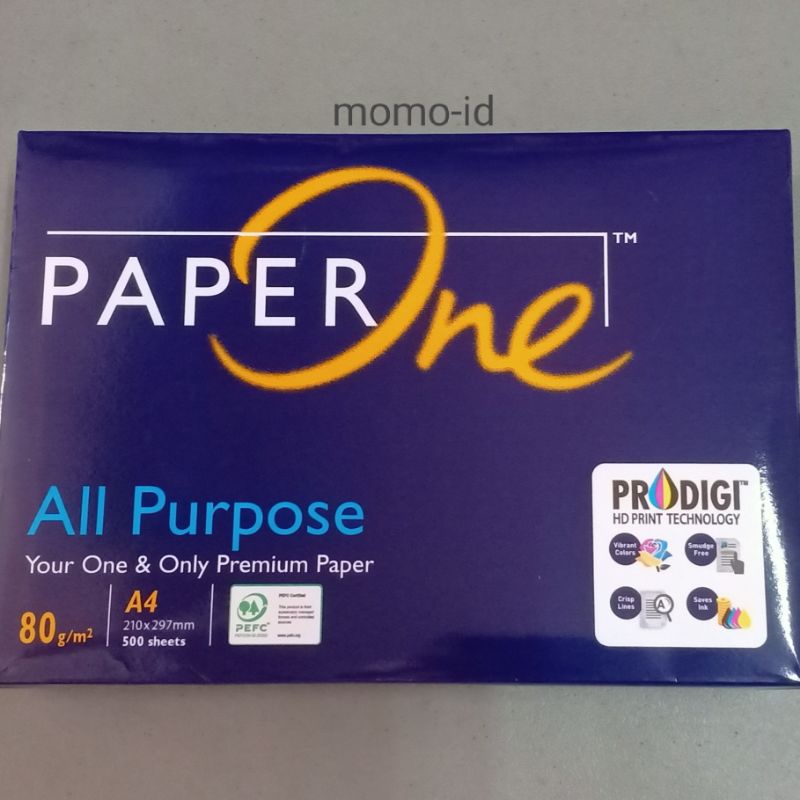 

Kertas print dan fotocopy PaperOne A4 80gr