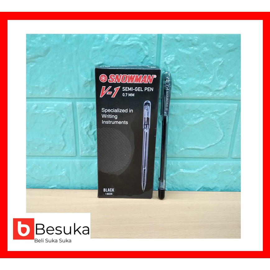 

BALLPOINT SNOWMAN V-1 ( BLACK, BLUE & RED )