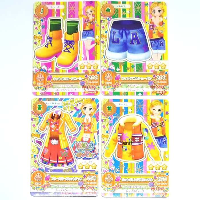 Kartu Aikatsu set 4 Hinaki Shinjou Vivid Kiss Japan Rare Ver 15 02-57