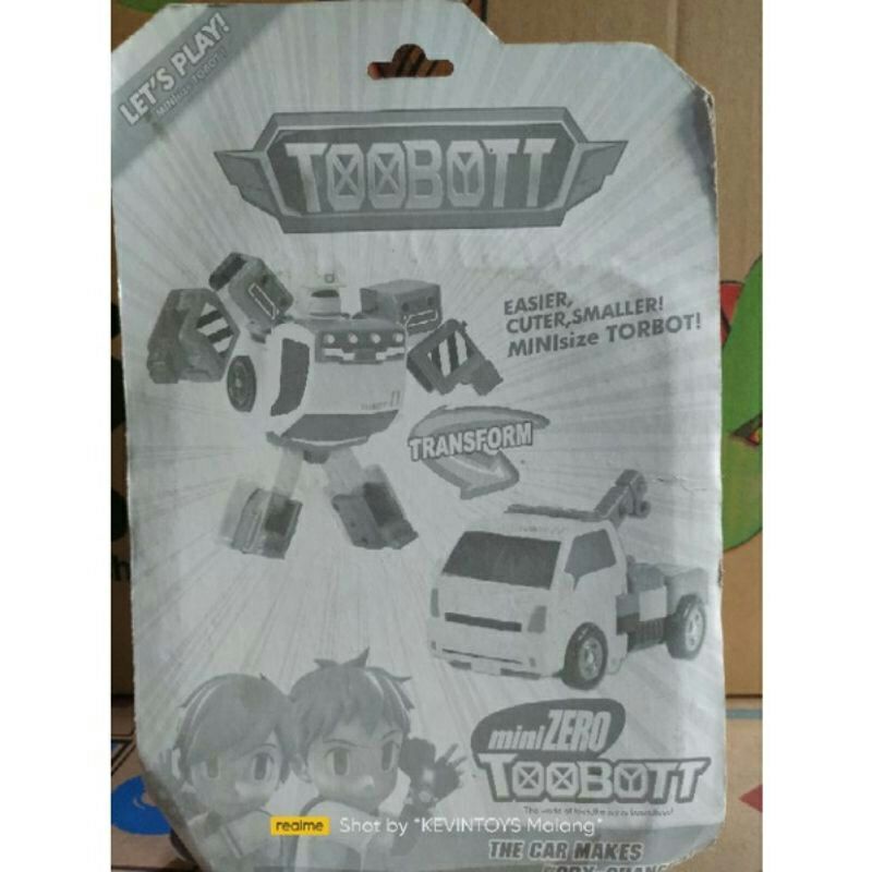 mainan mobil derek bisa berubah menjadi robot / ST 24 RB 29 TOOBOTT MINI ZERO / mainan 2 in 1