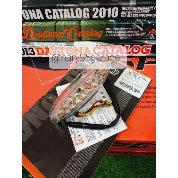 LAMPU MOTOR STOP LAMP LED WHITE DAYTONA ORIGINAL