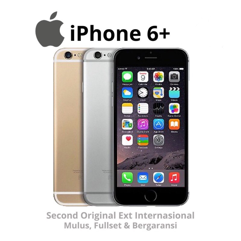 iPhone 6 plus 128gb second fullshet non headset