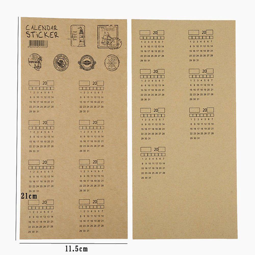 Top Index Label No Years Organizer Kalender Planner Tulisan Tangan