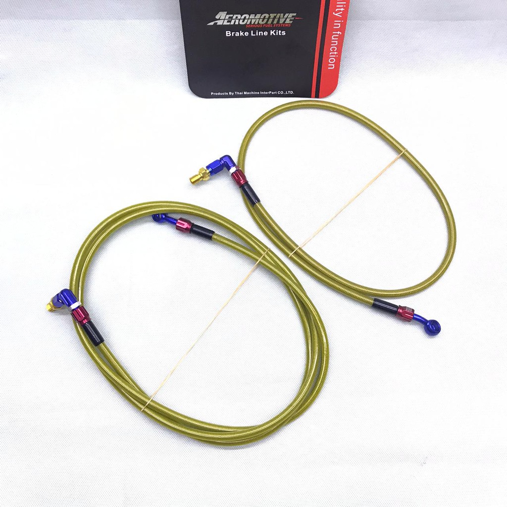 Selang Rem SET KTC Racing Moto 1 Aeromotive Hell NMax 155 Non Abs PCX 150 Nmax 155 Non Abs KTC Racing Brake Hose Set  FOURSIX_46