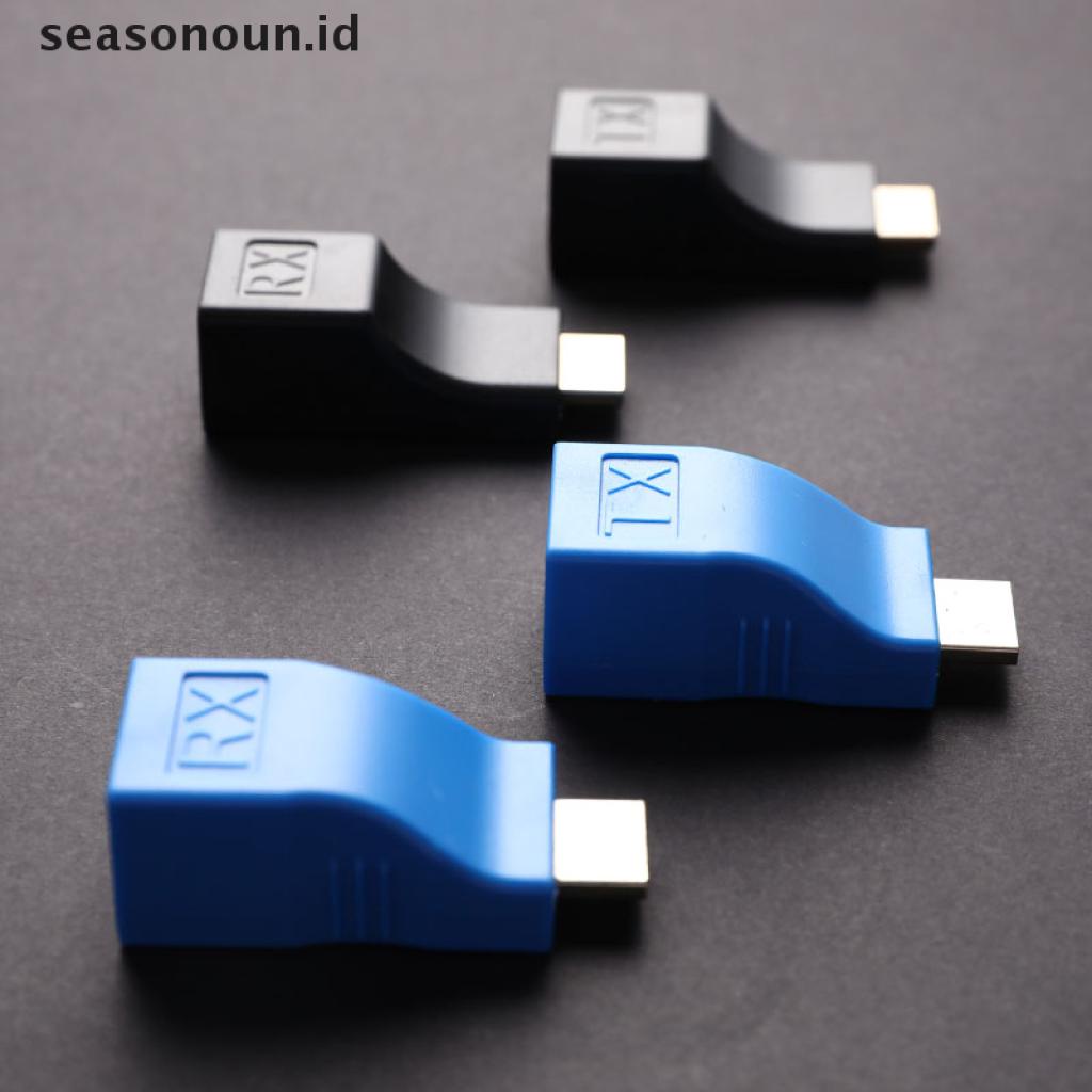 (seasonoun) Kabel Extension 1080P Hingga 30m Kompatibel Dengan RJ45