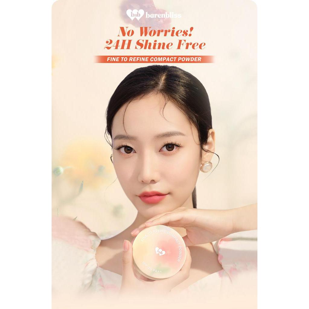 BNB Barenbliss Korean Bloomatte Fine to Refine Compact Powder 24H Oil Control