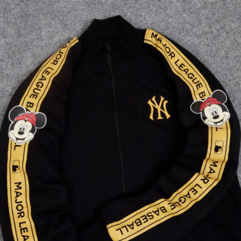 TRACKTOP ZIPPER NY MLB X MICKEY MOUSE TAPED GOLD AUTHENTIC