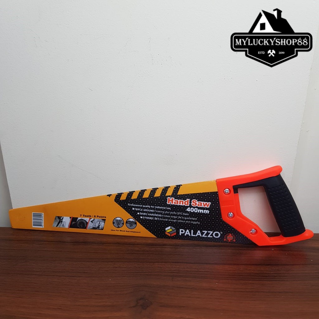 Palazzo Gergaji Tangan Gagang Fiber 16 inch - Hand Saw 400mm - 400 mm