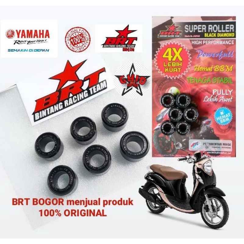 ROLLER LOLER ROLER BRT FINO 125 X RIDE 125 loller FINO125 FI X ride BRT ROLER FINO fi  / Riorer MIO M3/ MIO Z/NMAX/AEROX/LEXI/XEON/SOULGT125/X RIDE Loler roler rorer brt bogor cld tdr kawahara CLD daytona sss kitaco ktc kc Roller racing