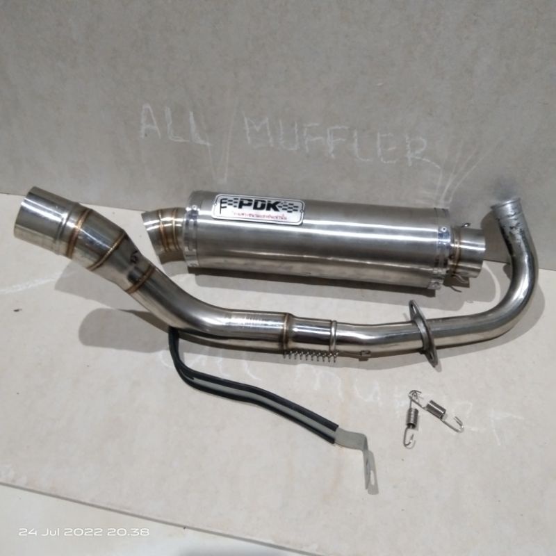 Knalpot Racing PDK Bulat Panjang Beat